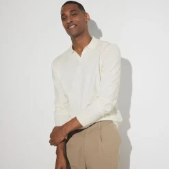 Store Polo in tricot met resortkraag Trui