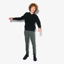 Cheap Polo in tricot met ritskraag assortiment performan Trui