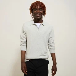 New Polo in tricot met ritskraag Trui