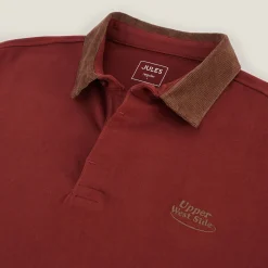 Hot Polo lange mouwen in piquékatoen, fluwelen kraag Polo