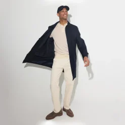 Store Polo met knoopkraag in merinoswol Trui