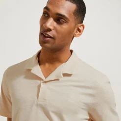 New Polo met korte mouwen, borduursel op de borst en h Polo