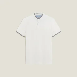 Best Sale Polo met korte mouwen en mao-kraag in piquékatoen Polo