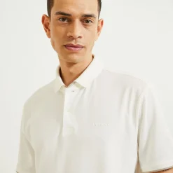 Store Polo met korte mouwen en borstprint Polo