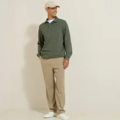 Sale Polo met lange mouwen en relax snit Polo