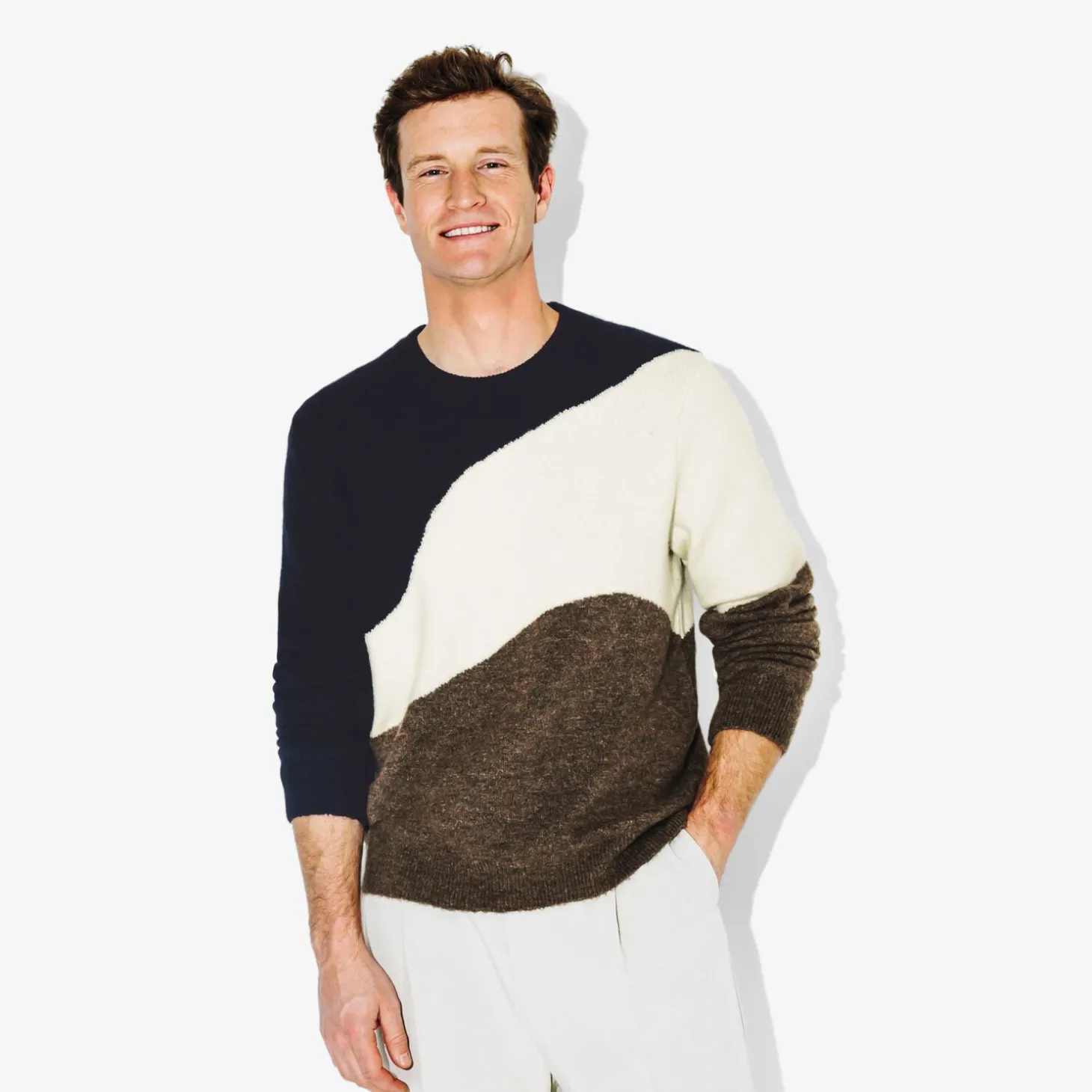 Fashion Pull Bleu moyen Trui