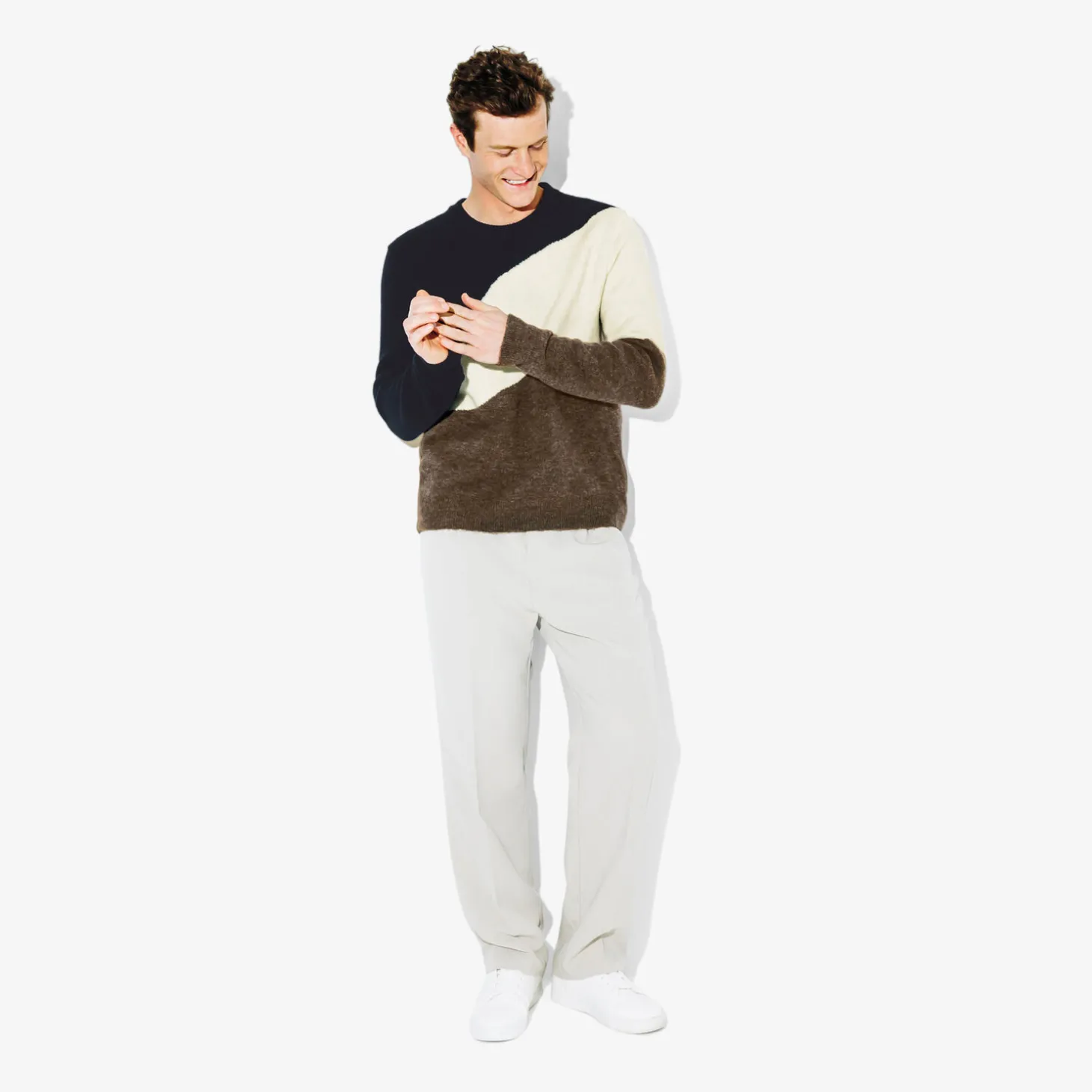 Fashion Pull Bleu moyen Trui