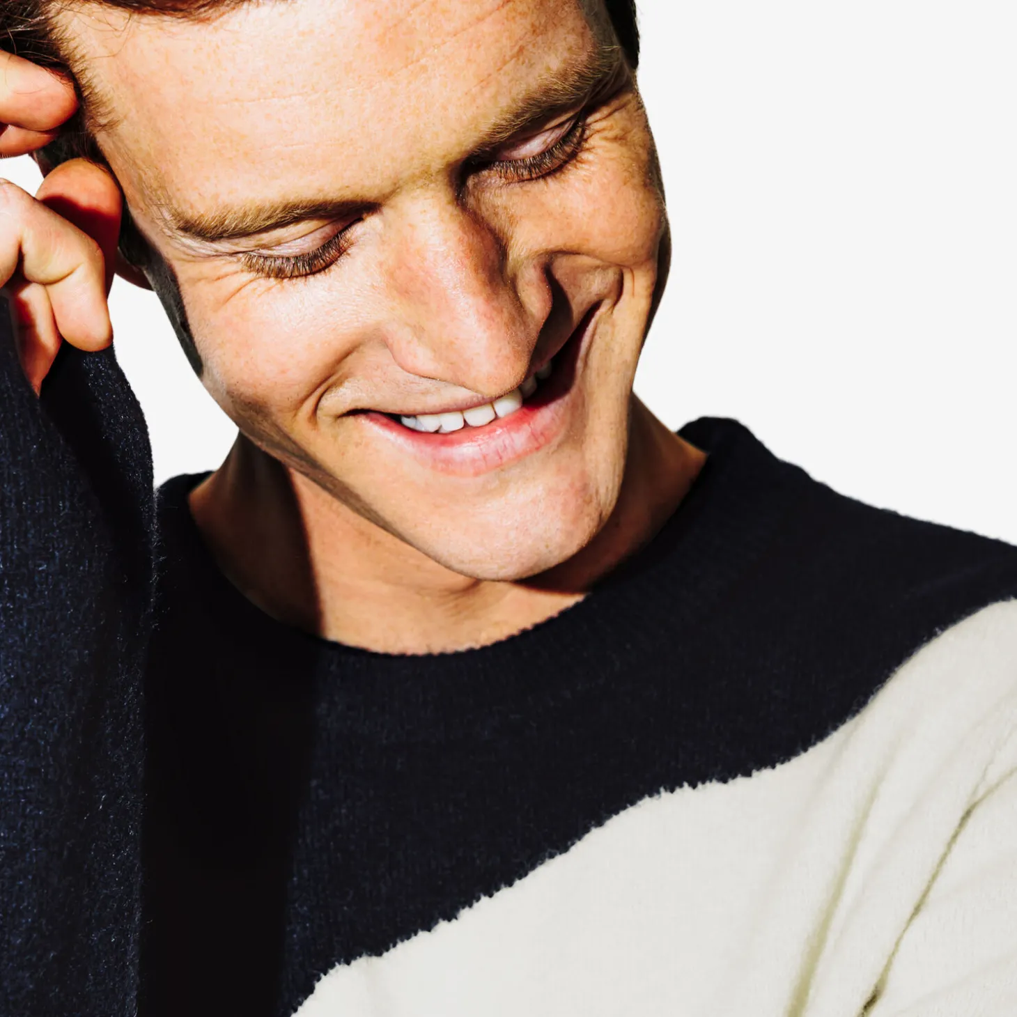 Fashion Pull Bleu moyen Trui