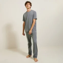 Outlet Pyjamaset van effen stof Pyjama