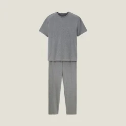 Outlet Pyjamaset van effen stof Pyjama
