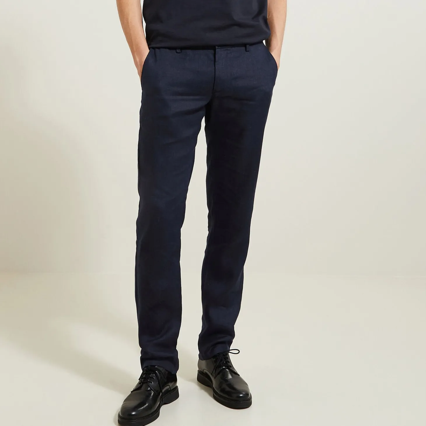 Discount Rechte broek 100% linnen Broek Chino|Broek