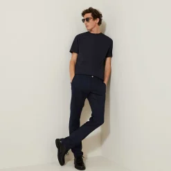 Discount Rechte broek 100% linnen Broek Chino|Broek