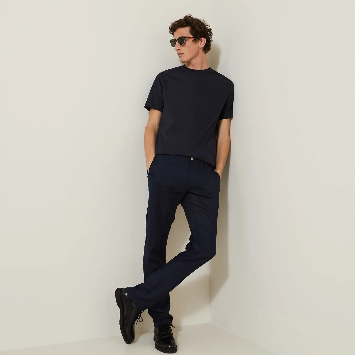 Discount Rechte broek 100% linnen Broek Chino|Broek