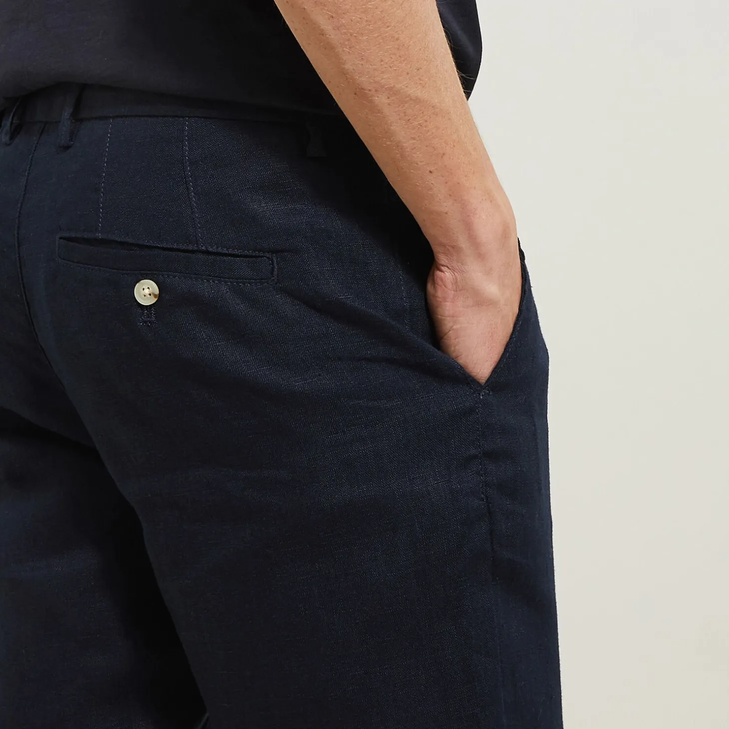 Discount Rechte broek 100% linnen Broek Chino|Broek