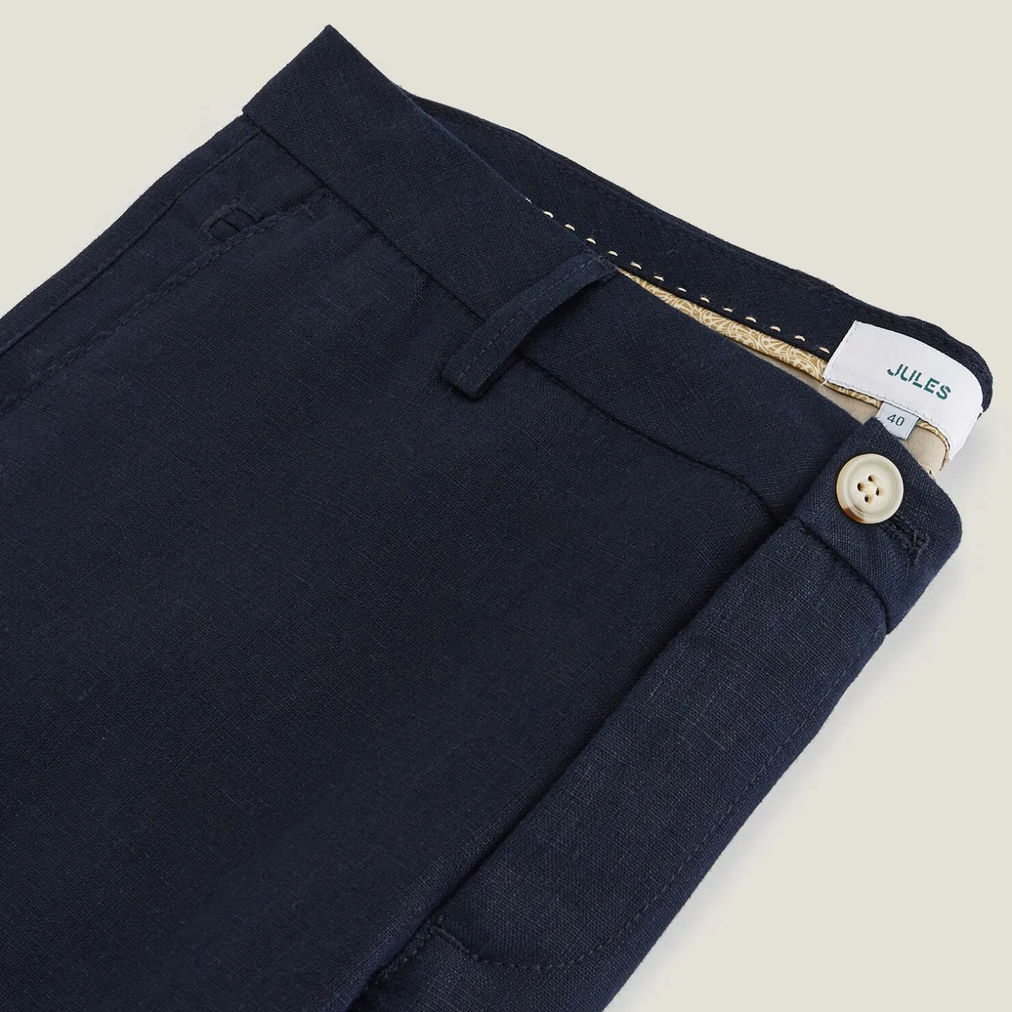 Discount Rechte broek 100% linnen Broek Chino|Broek