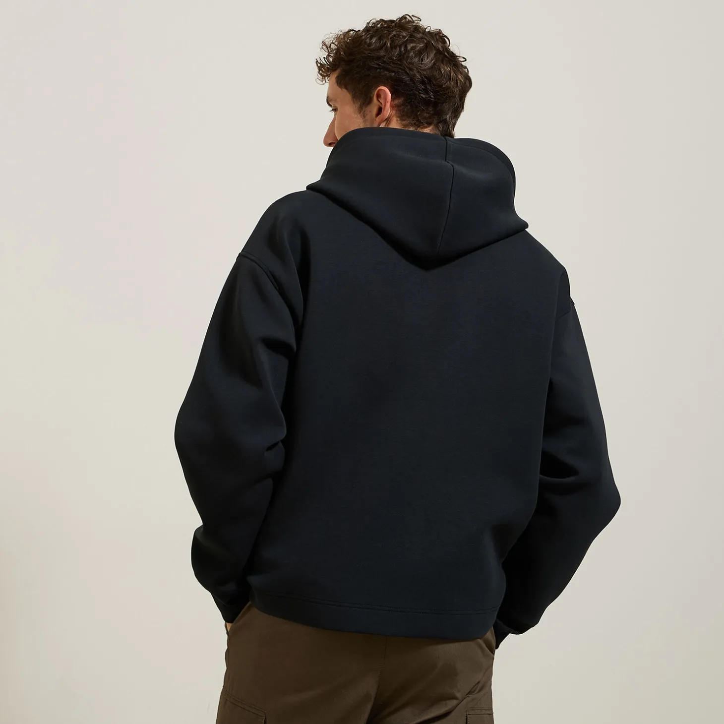 Sale Rechtvallende oversized sweater met kap Sweater