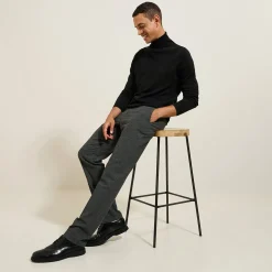 Hot Regular broek met pied-de-puce-motief Broek