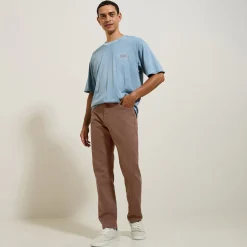 Sale Regular broek met vijf zakken Broek Chino|Broek