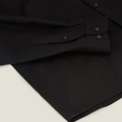 New Regular effen hemd in biokatoen Formele Overhemden|Overhemd