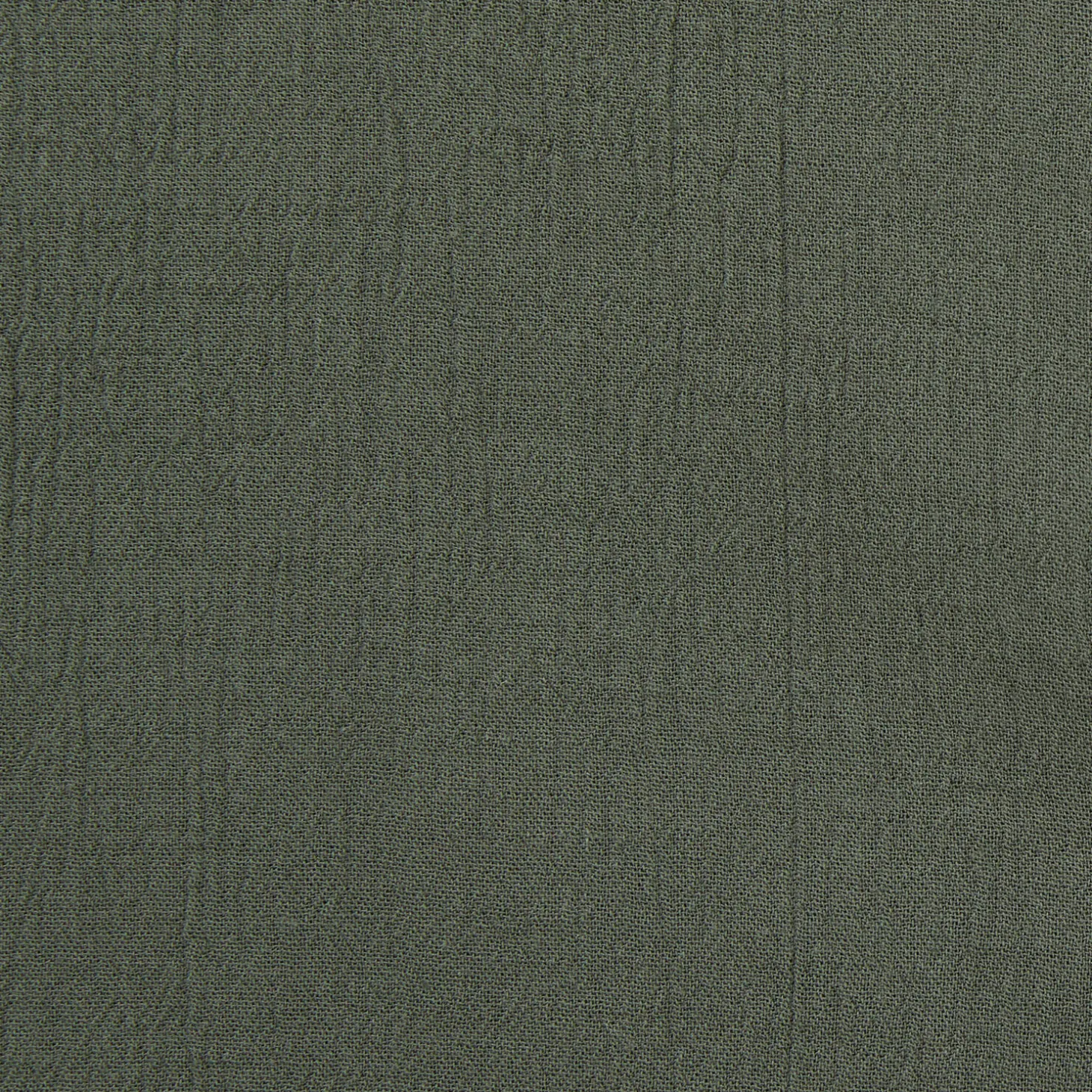 Sale Regular effen hemd in gekreukte stof van katoen en Overhemd