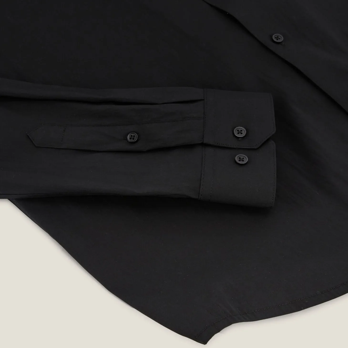 Discount Regular effen hemd in katoen, nylon en elastaan Formele Overhemden|Overhemd