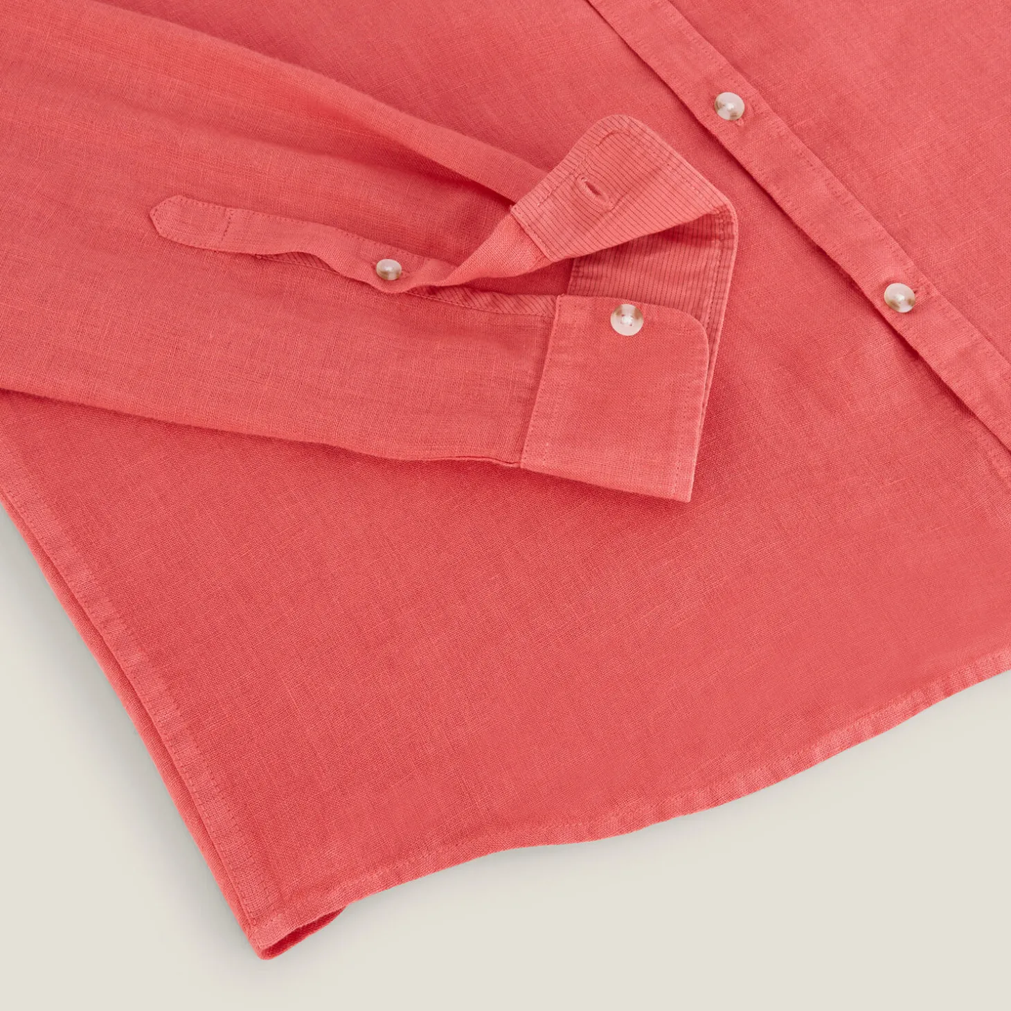 Shop Regular effen hemd in linnen Overhemd