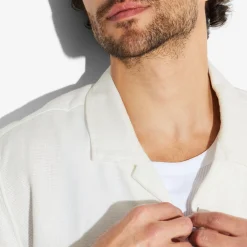 Fashion Regular effen hemdje in katoentricot Overhemd