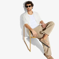 Fashion Regular effen hemdje in katoentricot Overhemd