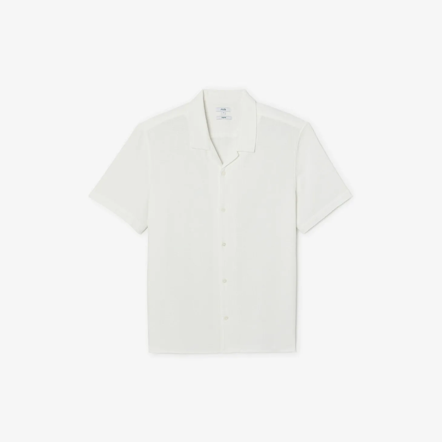 Fashion Regular effen hemdje in katoentricot Overhemd