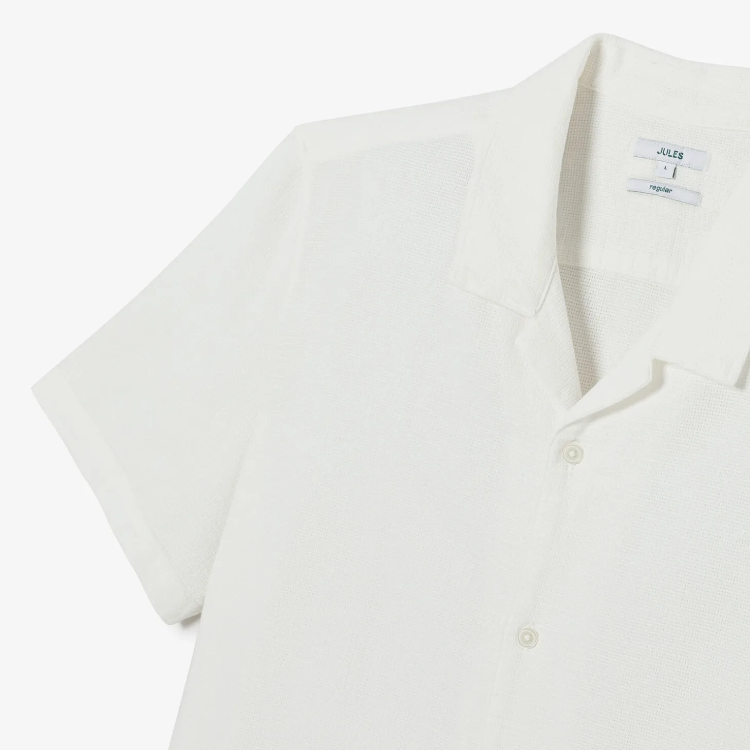 Fashion Regular effen hemdje in katoentricot Overhemd