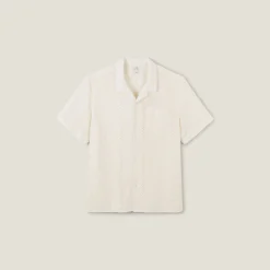 Shop Regular effen hemdje met ajourborduursel Overhemd