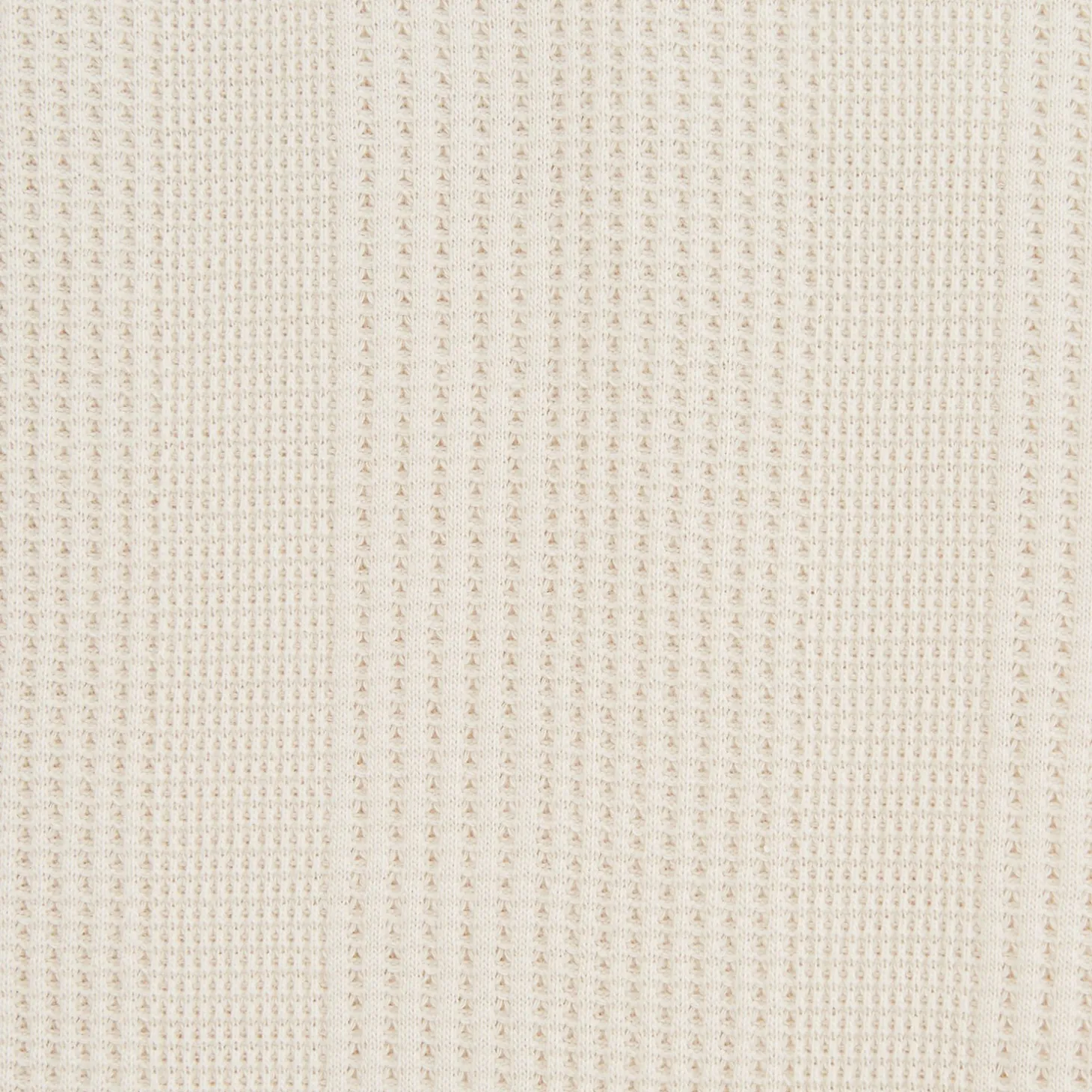 Discount Regular effen katoenen hemdje met wafeleffect Overhemd