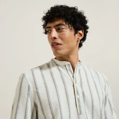 Best Sale Regular fit gestreept hemd van katoen Overhemd