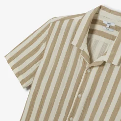 Store Regular fit gestreept overhemd met korte mouw van Overhemd