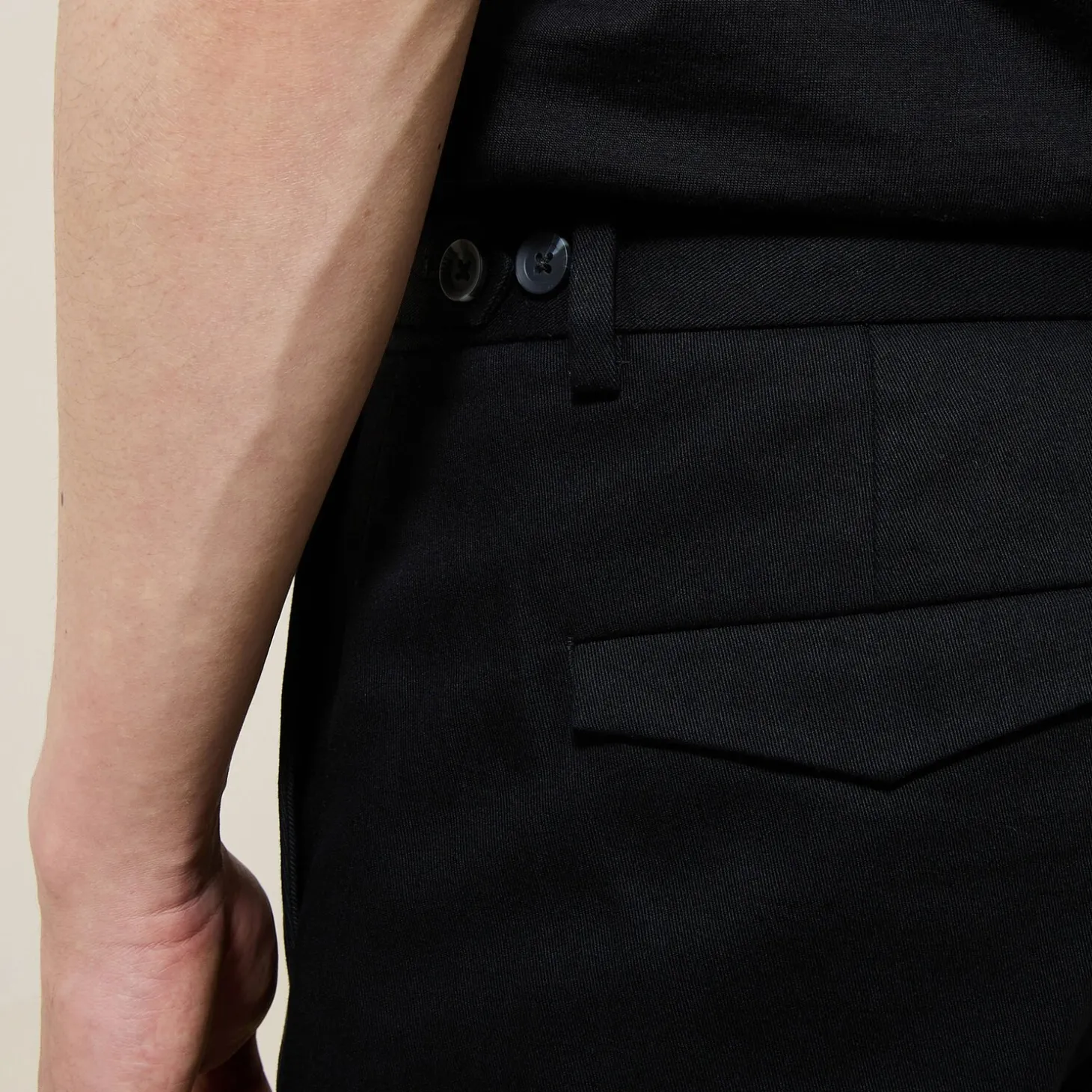 Online Regular fit twill broek Broek