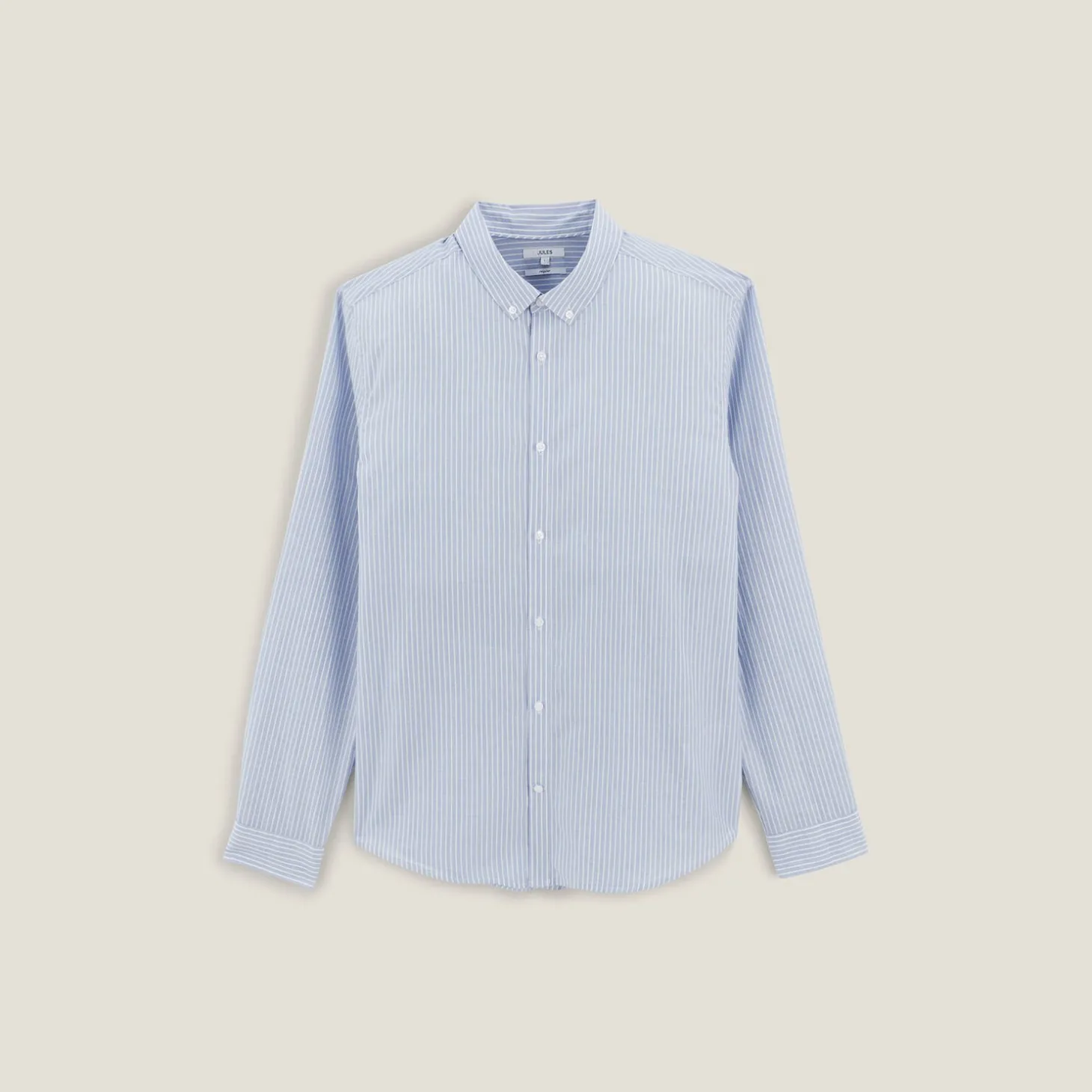 Discount Regular gestreept hemd in katoen Formele Overhemden|Overhemd