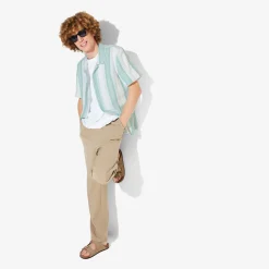 Cheap Regular gestreept hemdje in geweven katoen Overhemd