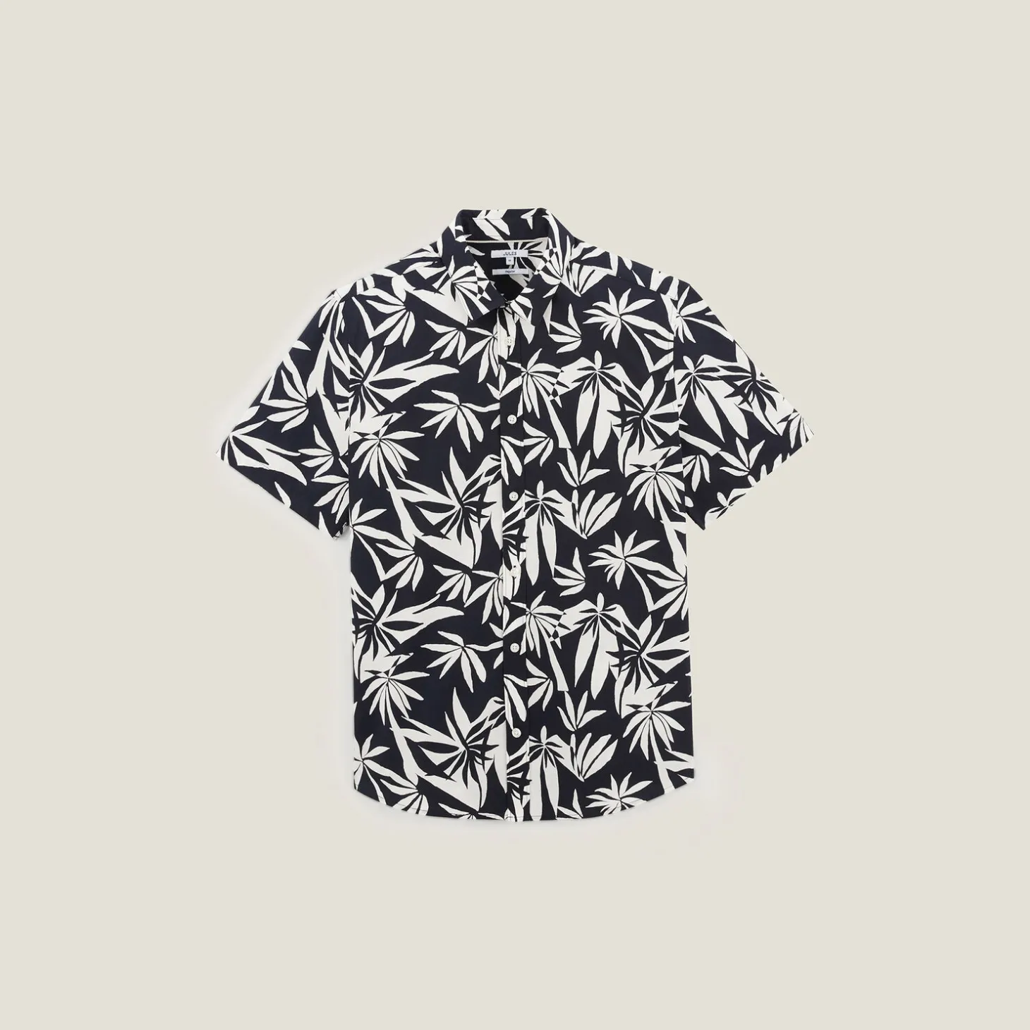 Cheap Regular hawaïhemdje met bloemenprint in biokatoen Overhemd