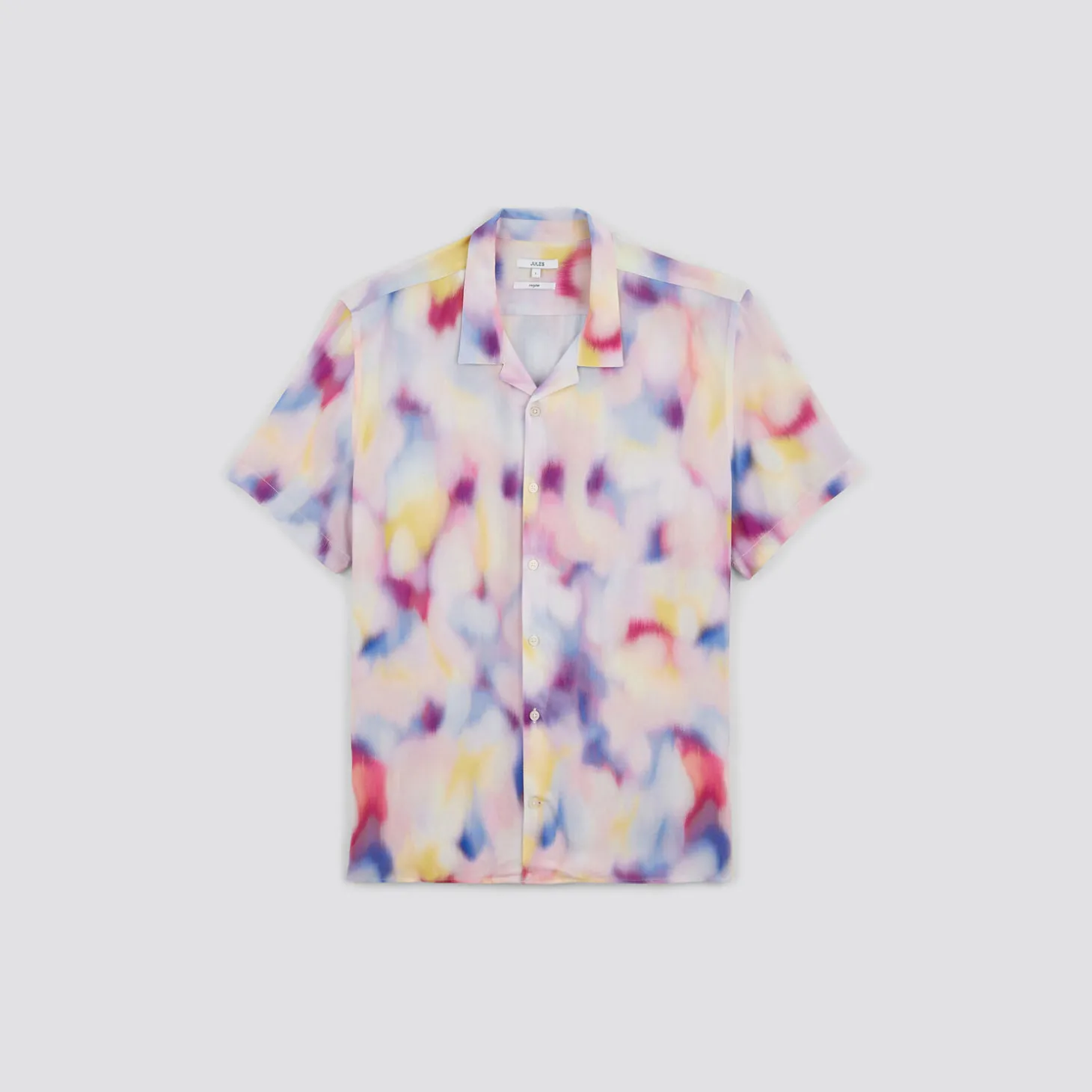 New Regular hawaïhemdje met print in ecovero viscose Overhemd