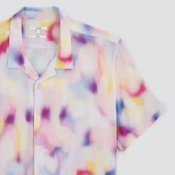 New Regular hawaïhemdje met print in ecovero viscose Overhemd