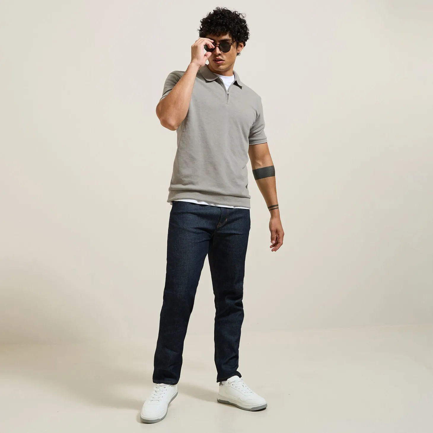 Best Sale Relax polo in textuurstof met korte mouwen en polo Polo