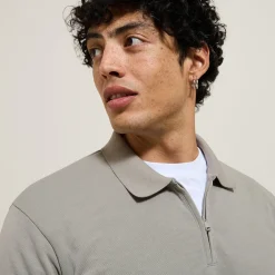 Best Sale Relax polo in textuurstof met korte mouwen en polo Polo