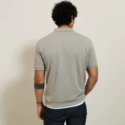 Best Sale Relax polo in textuurstof met korte mouwen en polo Polo