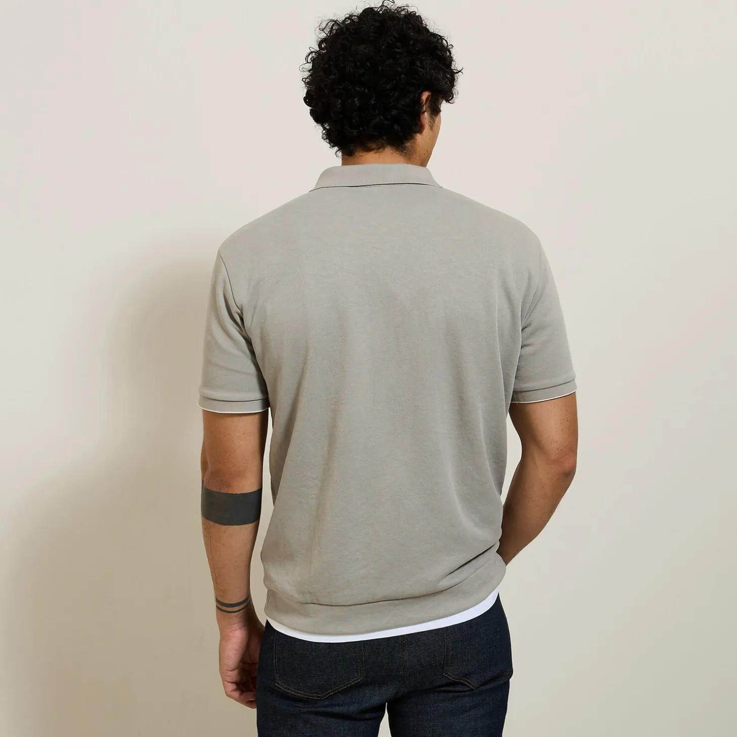 Best Sale Relax polo in textuurstof met korte mouwen en polo Polo