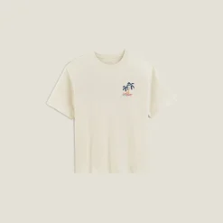 Fashion Relax T-shirt met print op voor-en achterkant T-shirt