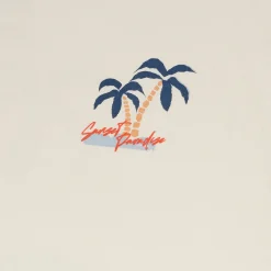 Fashion Relax T-shirt met print op voor-en achterkant T-shirt