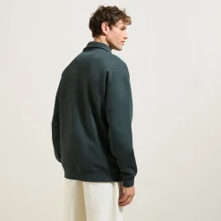 Discount Relaxed effen sweater met polokraag Sweater