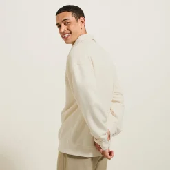 Best Relaxed effen sweater met polokraag Sweater