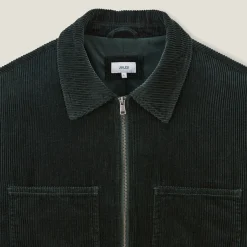 Cheap Ribfluwelen jack hemdskraag Mantel & Jack