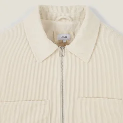 New Ribfluwelen jack hemdskraag Mantel & Jack